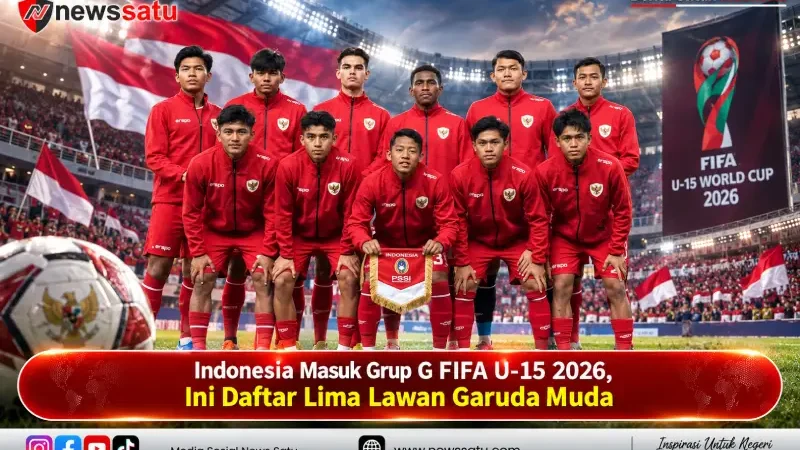 Indonesia Masuk Grup G FIFA U-15 2026, Ini Daftar Lima Lawan Garuda Muda