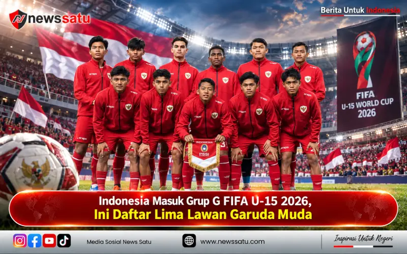 Indonesia Masuk Grup G FIFA U-15 2026, Ini Daftar Lima Lawan Garuda Muda