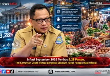 Inflasi September 2026 Tembus 3,28 Persen, Tito Karnavian Desak Pemda Bergerak Sebelum Harga Pangan Makin Mahal