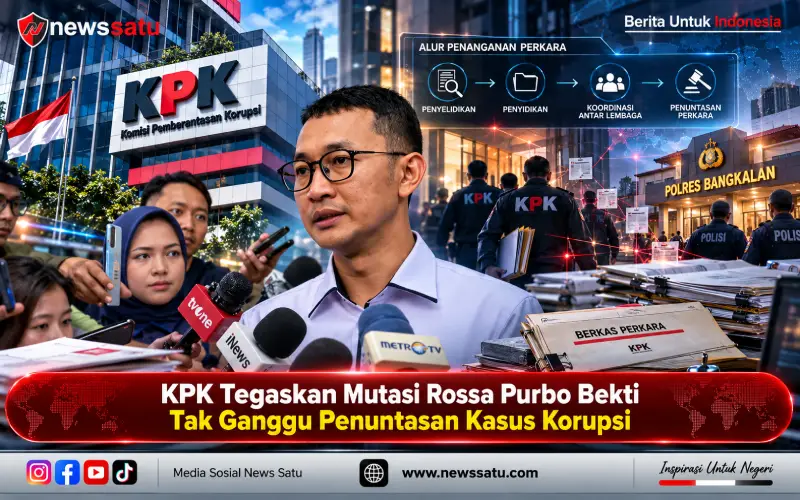 KPK Tegaskan Mutasi Rossa Purbo Bekti Tak Ganggu Penuntasan Kasus Korupsi