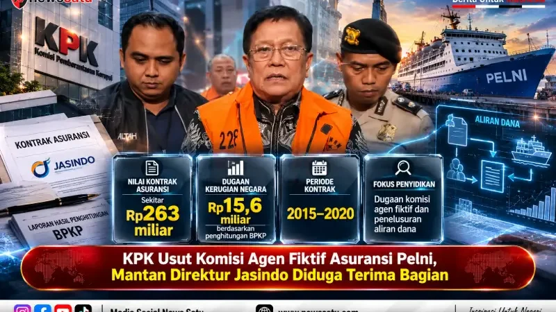 KPK Usut Komisi Agen Fiktif Asuransi Pelni, Mantan Direktur Jasindo Diduga Terima Bagian