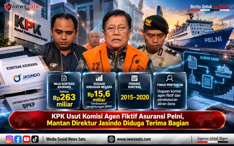 KPK Usut Komisi Agen Fiktif Asuransi Pelni, Mantan Direktur Jasindo Diduga Terima Bagian
