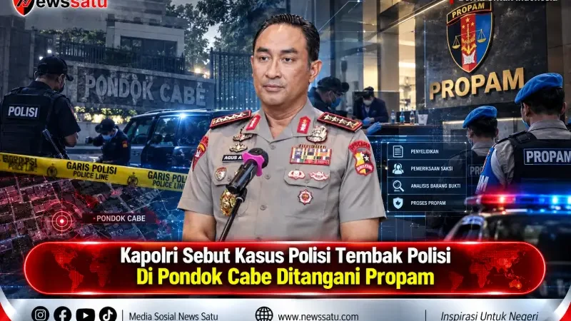 Kapolri Sebut Kasus Polisi Tembak Polisi Di Pondok Cabe Ditangani Propam
