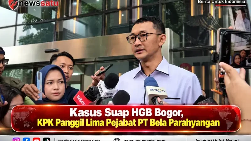 Kasus Suap HGB Bogor, KPK Panggil Lima Pejabat PT Bela Parahyangan