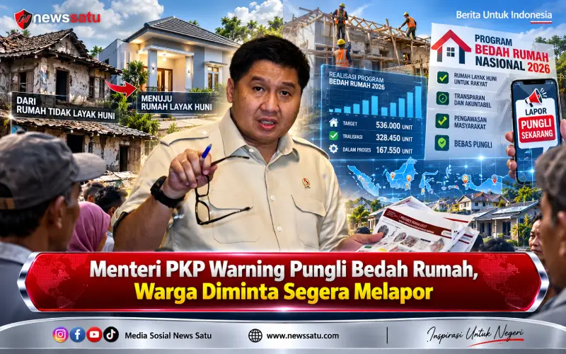 Menteri PKP Warning Pungli Bedah Rumah, Warga Diminta Segera Melapor