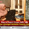 Ning Lia Kagum Dengan Batik Tulis Khas Lamongan Berbahan Pewarna Alami