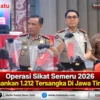 Operasi Sikat Semeru 2026 Amankan 1.212 Tersangka Di Jawa Timur