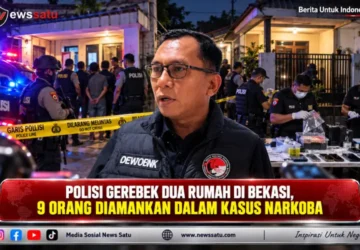 Polisi Gerebek Dua Rumah Di Bekasi, 9 Orang Diamankan Dalam Kasus Narkoba