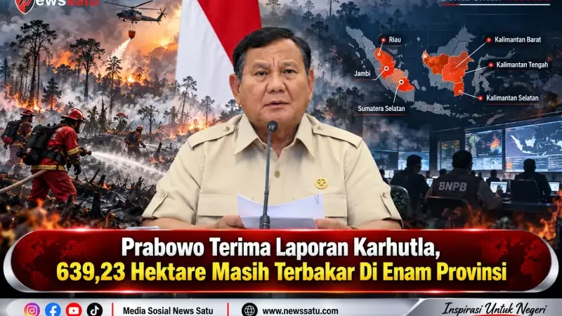 Prabowo Terima Laporan Karhutla, 639,23 Hektare Masih Terbakar Di Enam Provinsi