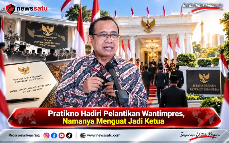 Pratikno Hadiri Pelantikan Wantimpres, Namanya Menguat Jadi Ketua