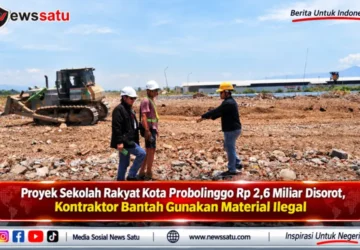Proyek Sekolah Rakyat Kota Probolinggo Rp 2,6 Miliar Disorot, Kontraktor Bantah Gunakan Material Ilegal