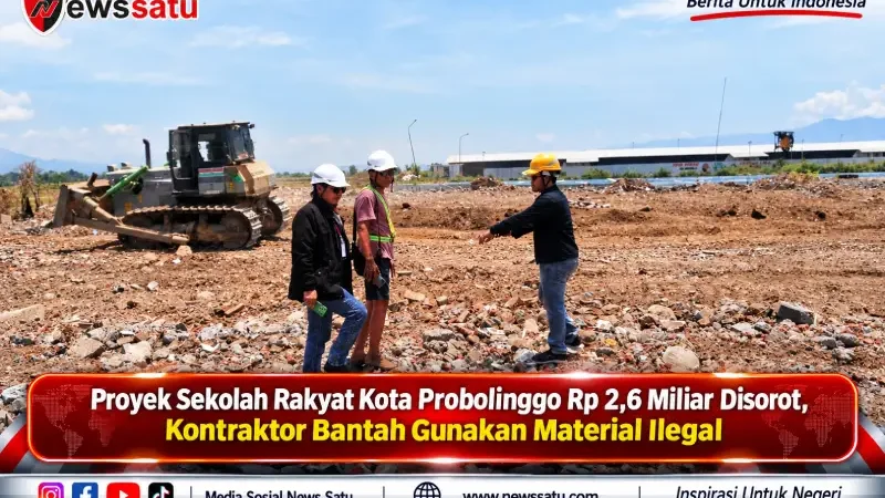 Proyek Sekolah Rakyat Kota Probolinggo Rp 2,6 Miliar Disorot, Kontraktor Bantah Gunakan Material Ilegal