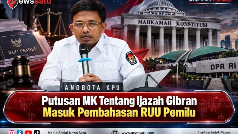 Putusan MK Tentang Ijazah Gibran Masuk Pembahasan RUU Pemilu