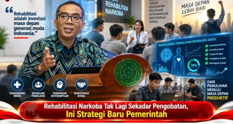 Rehabilitasi Narkoba Tak Lagi Sekadar Pengobatan, Ini Strategi Baru Pemerintah