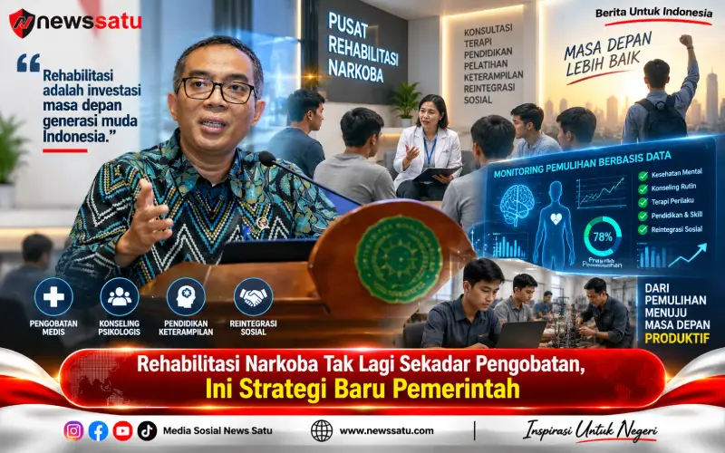 Rehabilitasi Narkoba Tak Lagi Sekadar Pengobatan, Ini Strategi Baru Pemerintah