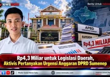 Rp4,3 Miliar Untuk Legislasi Daerah, Aktivis Pertanyakan Urgensi Anggaran DPRD Sumenep