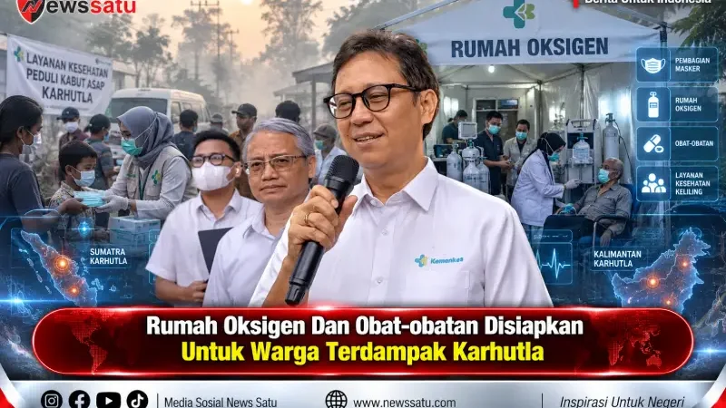 Rumah Oksigen Dan Obat-obatan Disiapkan Untuk Warga Terdampak Karhutla