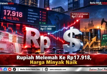 Rupiah Melemah Ke Rp17.918, Harga Minyak Naik