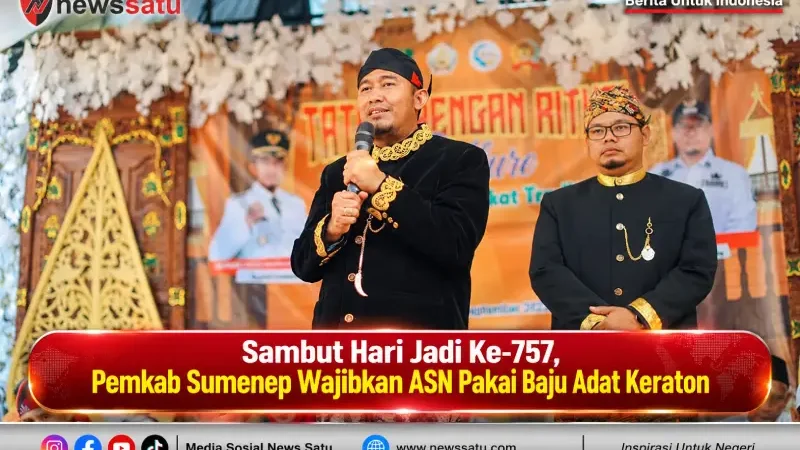 Sambut Hari Jadi Ke-757, Pemkab Sumenep Wajibkan ASN Pakai Baju Adat Keraton