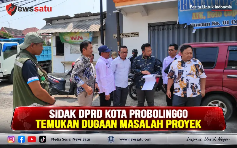 Sidak DPRD Kota Probolinggo Temukan Dugaan Masalah Proyek