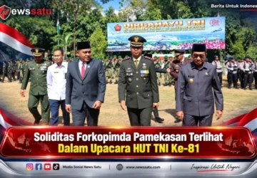 Soliditas Forkopimda Pamekasan Terlihat Dalam Upacara HUT TNI Ke-81