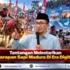 Tantangan Melestarikan Karapan Sapi Madura Di Era Digital