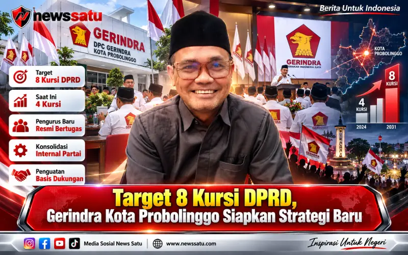 Target 8 Kursi DPRD, Gerindra Kota Probolinggo Siapkan Strategi Baru