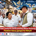 Titiek Soeharto Soroti Distribusi Beras Nasional, Pasokan Harus Sampai Ke Rakyat
