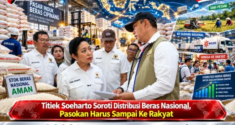 Titiek Soeharto Soroti Distribusi Beras Nasional, Pasokan Harus Sampai Ke Rakyat