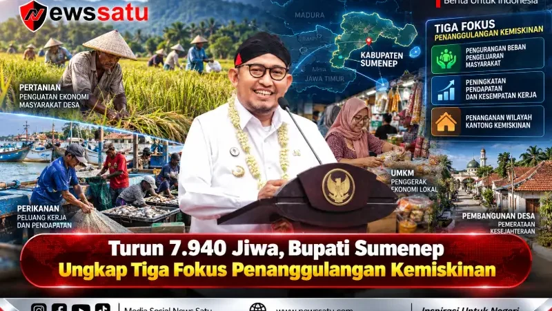 Turun 7.940 Jiwa, Bupati Sumenep Ungkap Tiga Fokus Penanggulangan Kemiskinan