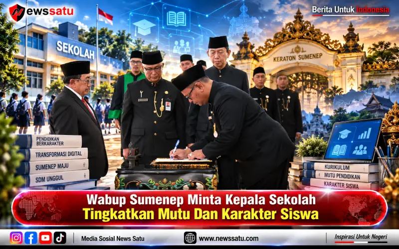 Wabup Sumenep Minta Kepala Sekolah Tingkatkan Mutu Dan Karakter Siswa
